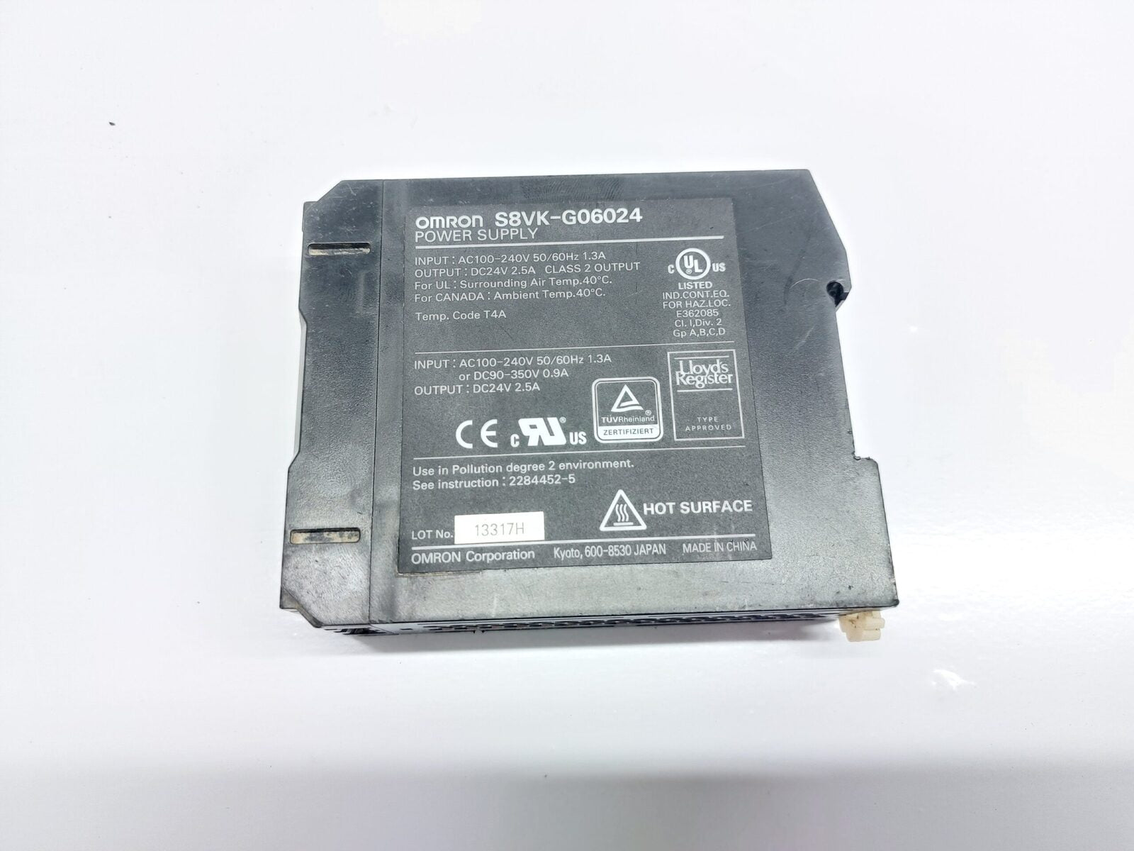 OMRON S8VK-G06024 POWER SUPPLY DC24V 2.5A