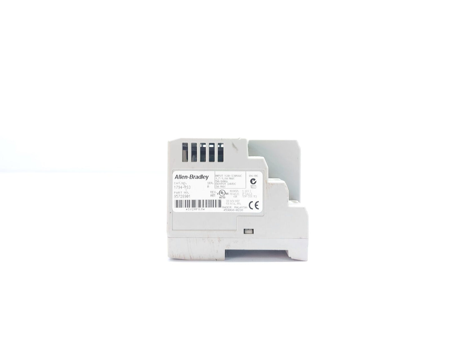 ALLEN-BRADLEY 1794-PS3 FLEX I/O POWER SUPPLY 24VDC