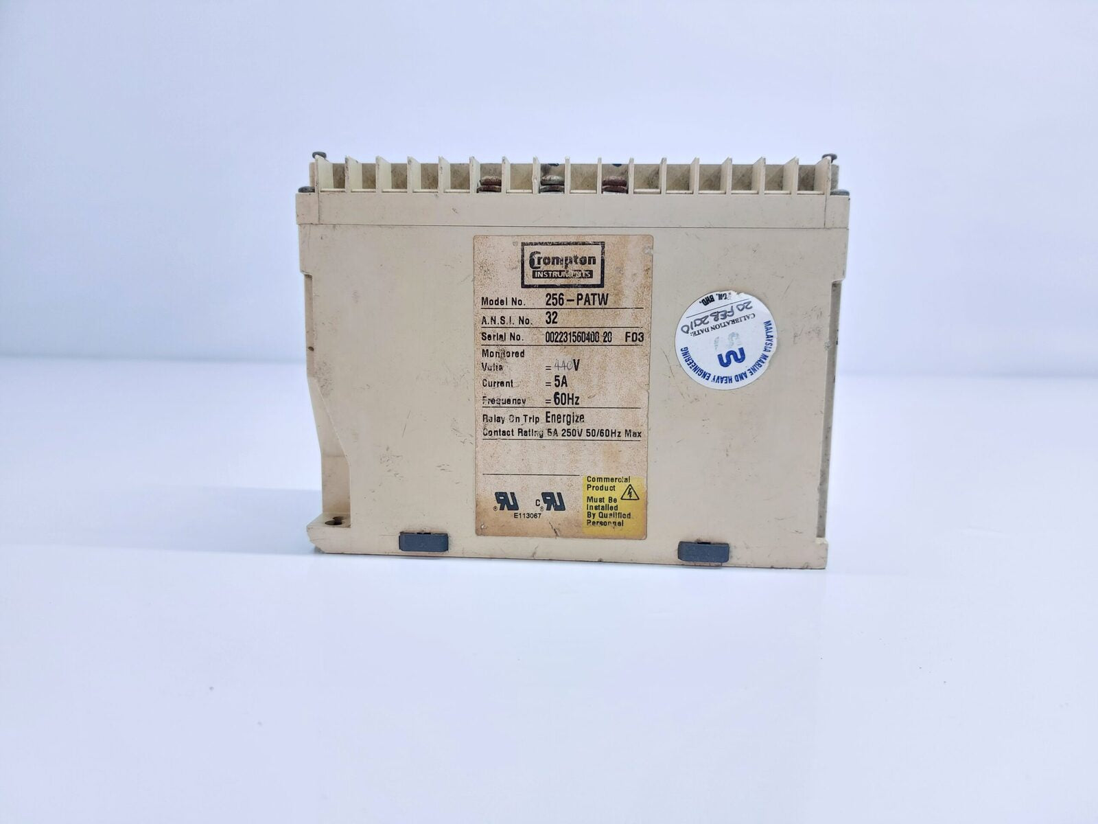 CROMPTON 256-PATW POWER RELAY DELAY