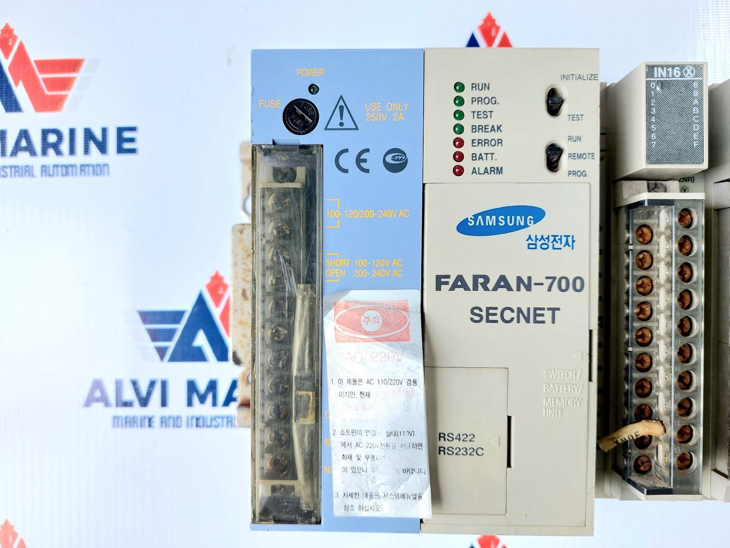 SAMSUNG FARA N-700 SECNET PLC RACK WITH RELAY DC IN-16 OUT16 (3)