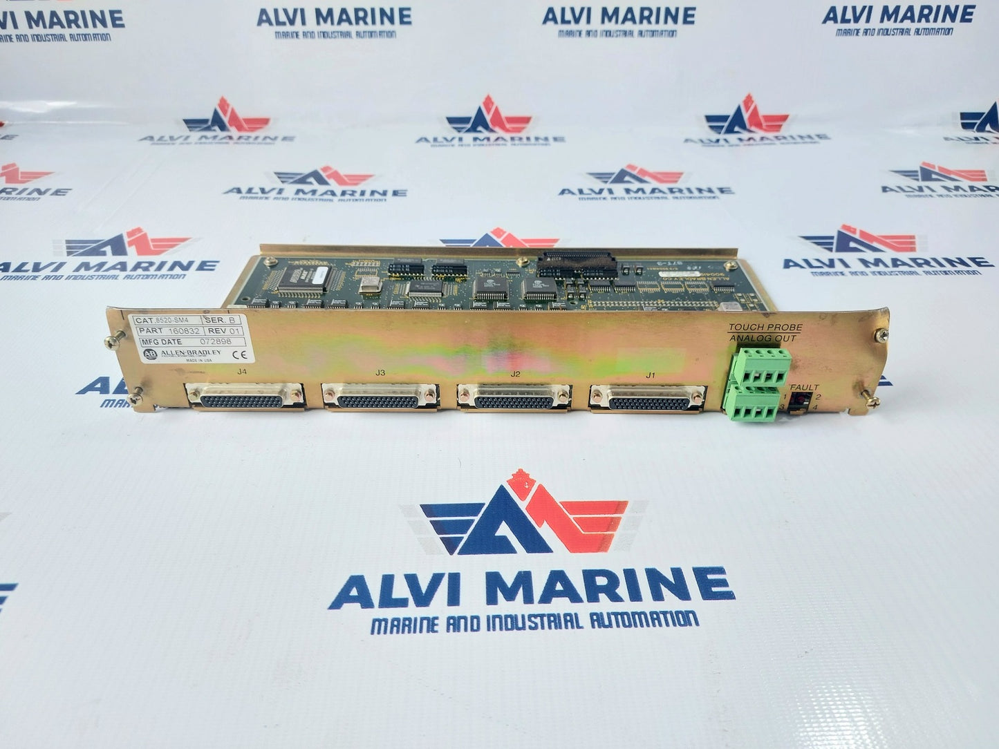 ALLEN-BRADLEY 8520-SM4 SER. B SERVO MODULE CARD 160832 REV 01
