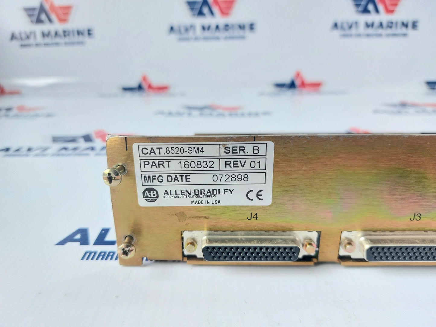 ALLEN-BRADLEY 8520-SM4 SER. B SERVO MODULE CARD 160832 REV 01 (4)
