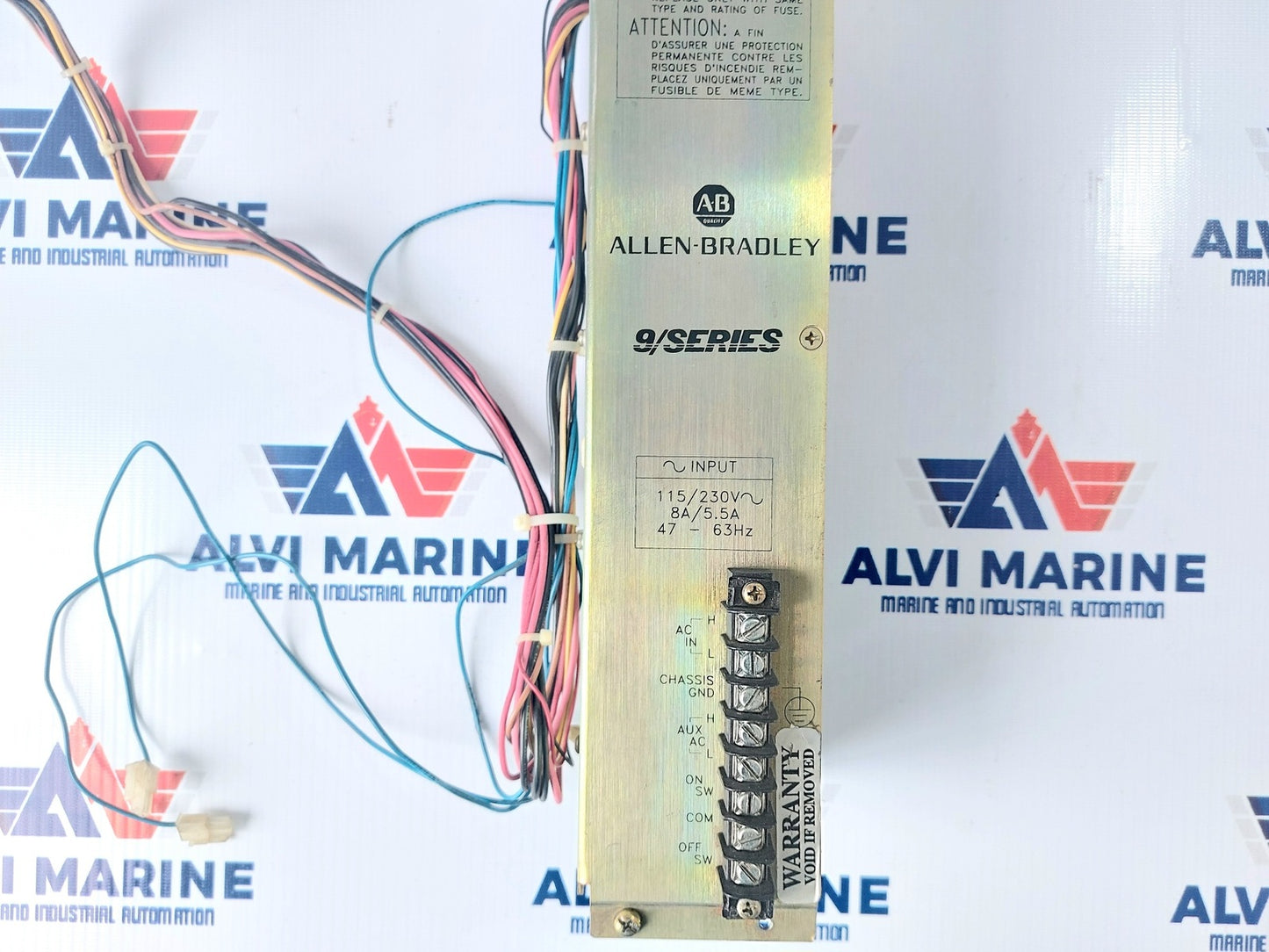 ALLEN BRADLEY 9/SERIES 8520-PS1A MAIN POWER SUPPLY 160628 REV 02