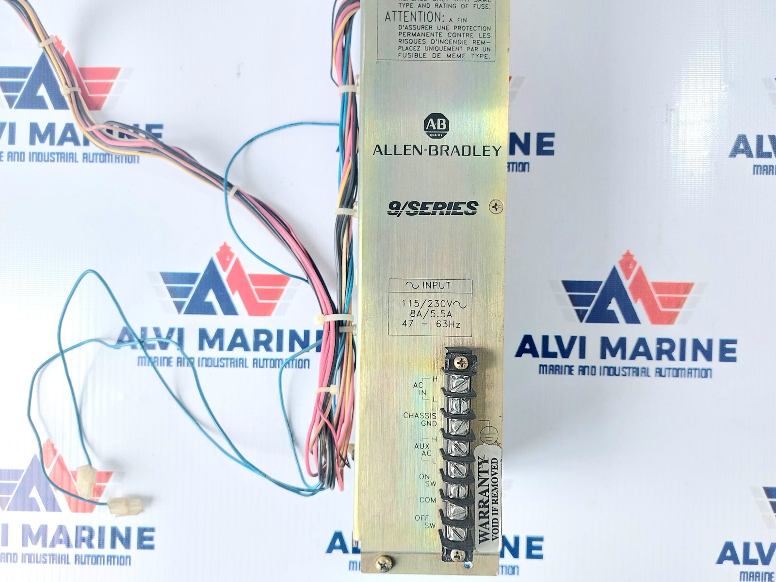 ALLEN BRADLEY 9/SERIES 8520-PS1A MAIN POWER SUPPLY 160628 REV 02