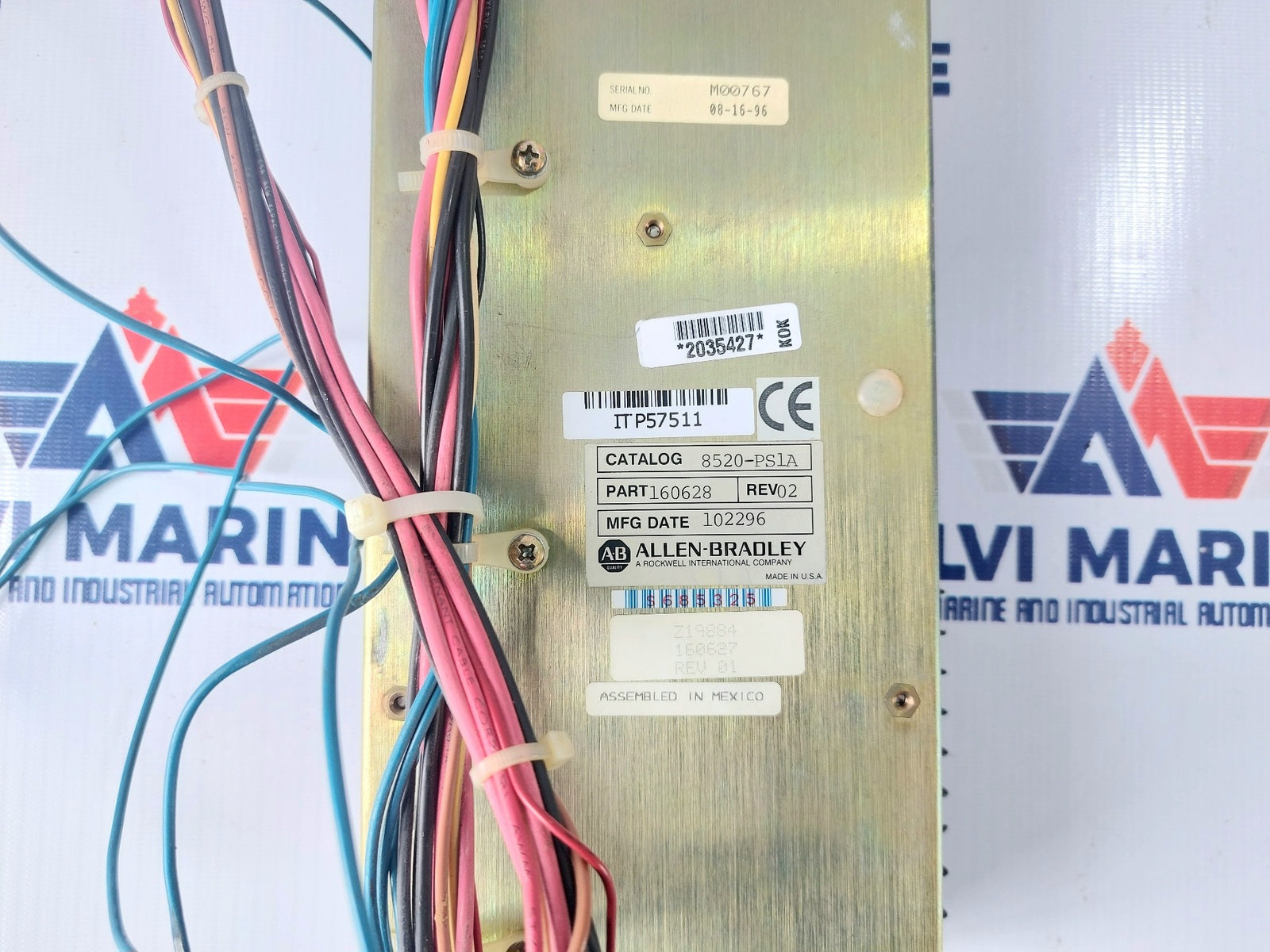 ALLEN BRADLEY 9SERIES 8520-PS1A MAIN POWER SUPPLY 160628 REV 02 (5)