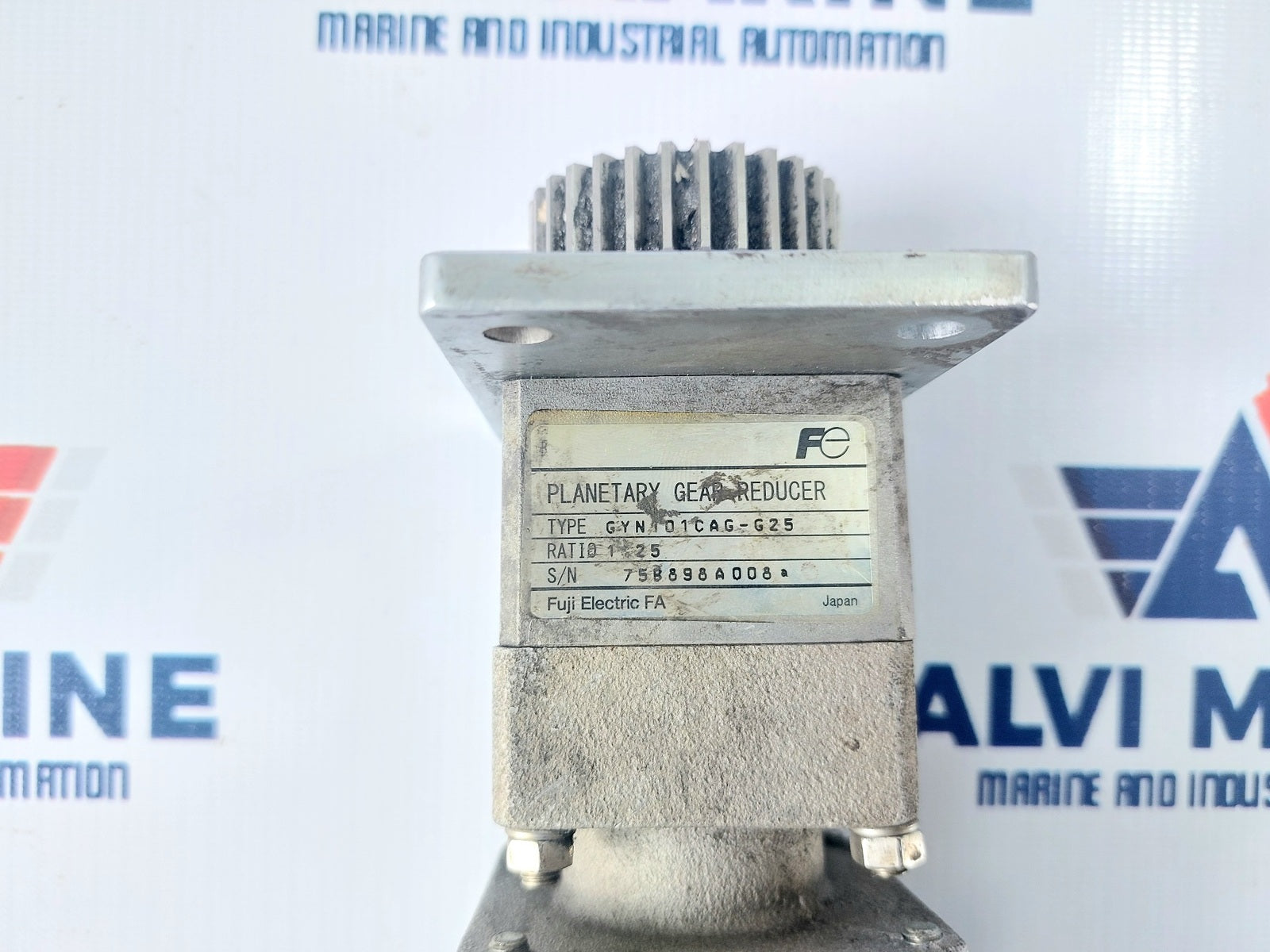 FUJI ELECTRIC GYC101DC1-SA-B AC SERVO MOTOR WITH GYN101CAG-G25 PLANETARY GEAR REDUCER (7)