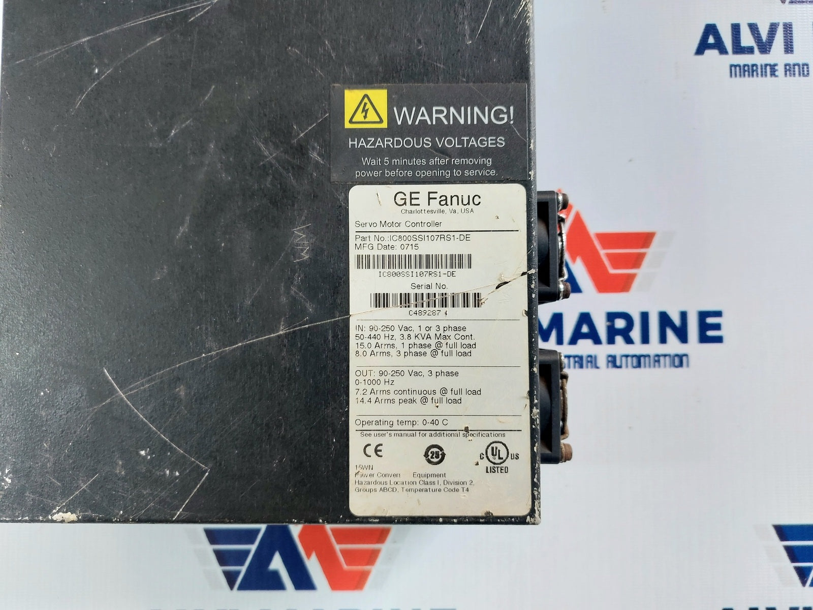 GE FANUC S2K SERIES IC800SSI107RS1-DE SERVO MOTOR CONTROLLER (3)