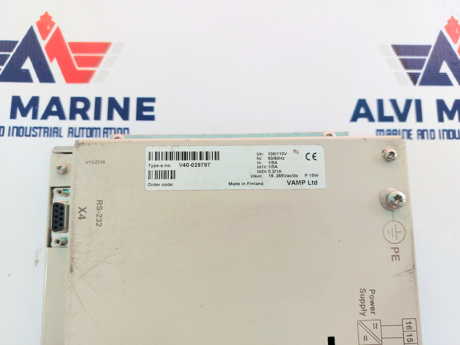 SCHNEIDER ELECTRIC VAMP 40 FEEDERMOTOR PROTECTION V40-029797