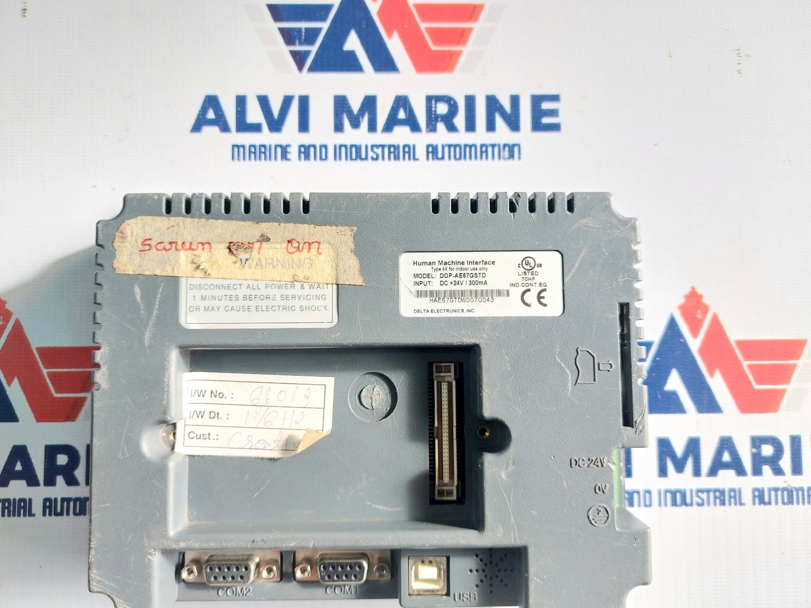 DELTA ELECTRONICS DOP-AE57GSTD HUMAN MACHINE INTERFACE