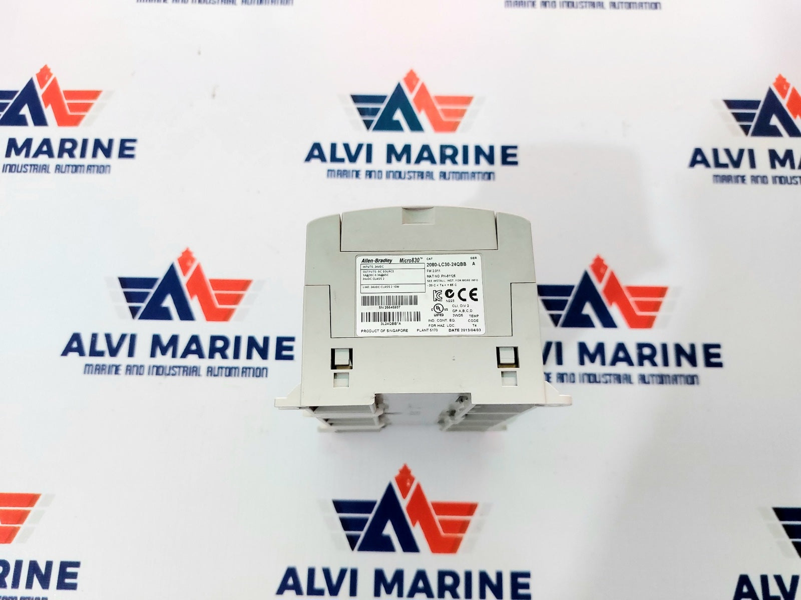 ALLEN BRADLEY MICRO 830 2080-LC30-24QBB SER. A CONTROLLER (3)