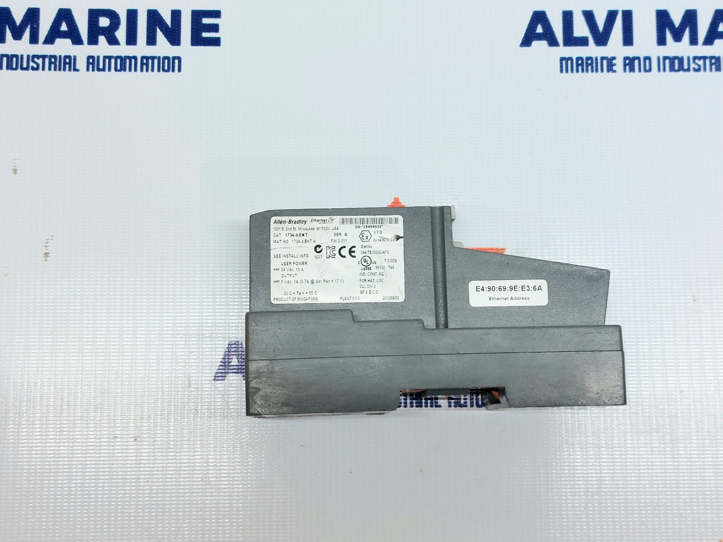 ALLEN BRADLEY 1734-AENT SER A ETHERNET NETWORK ADAPTER (3)