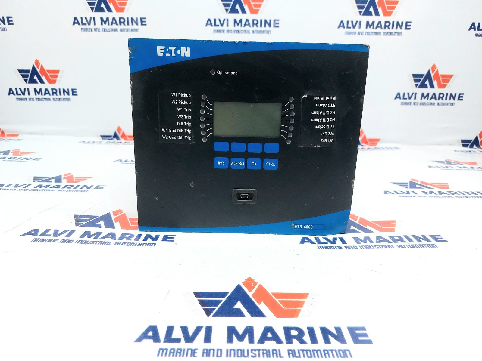 EATON ETR-4000 ETR-4000-2A1IA NON DIRECTIONAL TRANSFORMER DIFFERENTIAL RELAY (2)