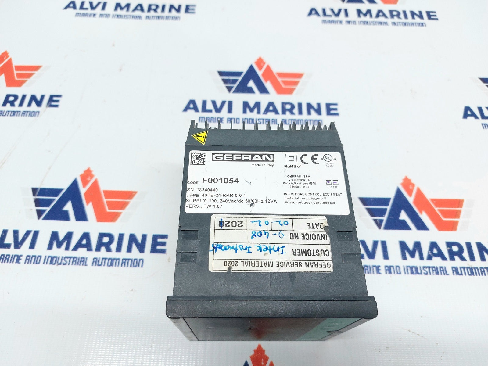 GEFRAN 40TB TEMPERATURE CONTROLLER 40TB-24-RRR-0-0-1 (4)