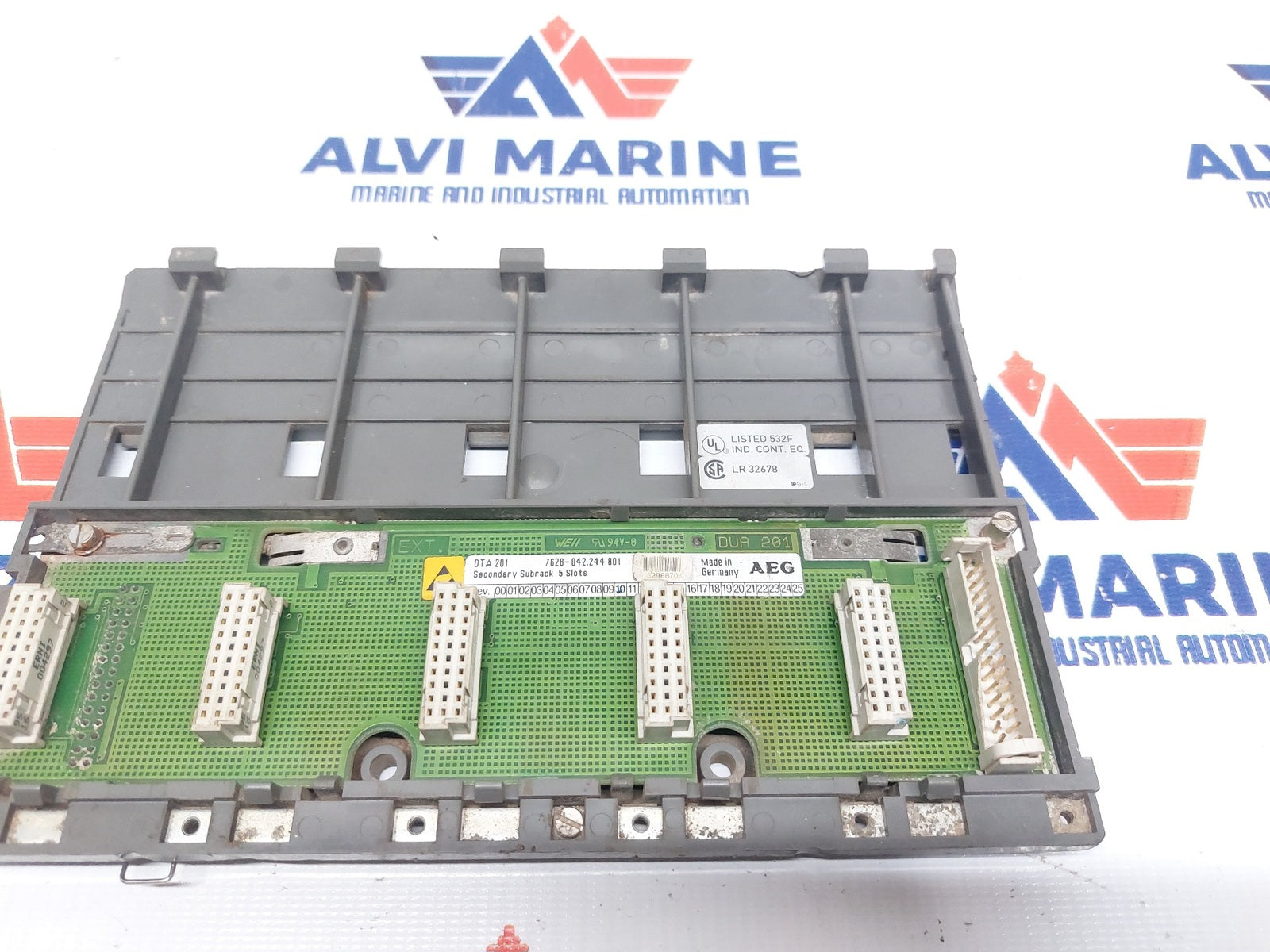 AEG DTA 201 7628.042.244 801 SECONDARY SUBRACK 5 SLOTS (2)
