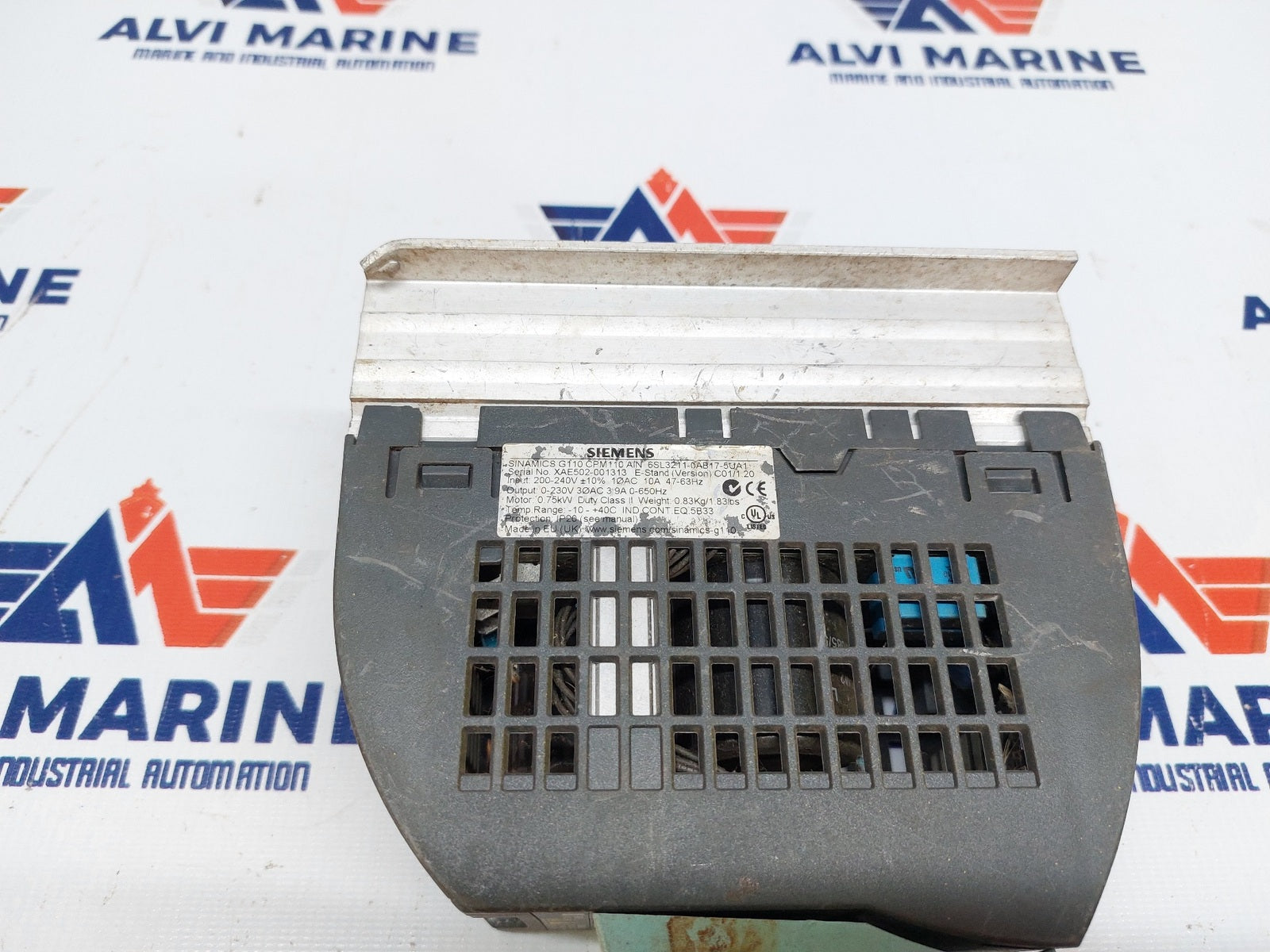SIEMENS SINAMICS 6SL3211-0AB17-5UA1 VARIABLE FREQUENCY INVERTER G110 CPM110