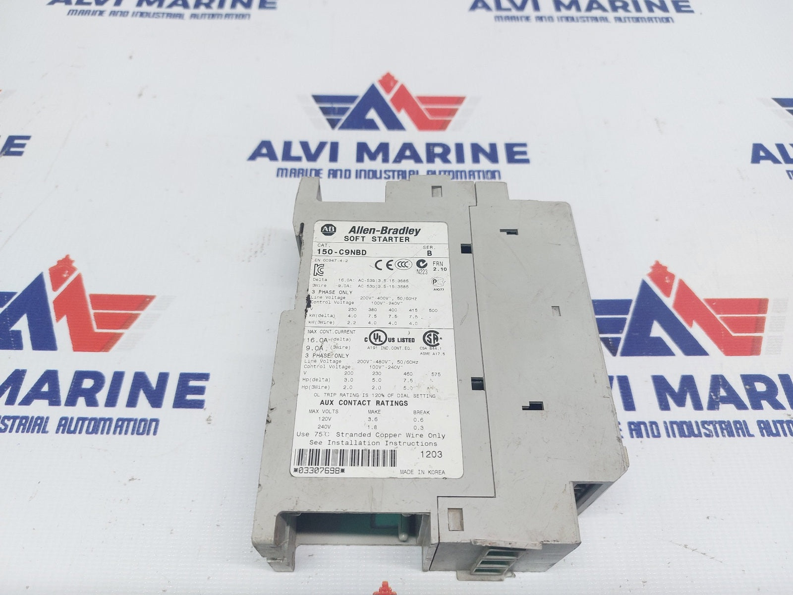 ALLEN BRADLEY SMC-3 150-C9NBD SMART MOTOR CONTROLLER (4)