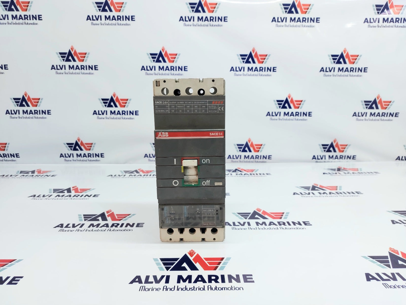 ABB SACE S4 SACE S4H 3 POLE CIRCUIT BREAKER SACE PR211 250A 690V (3)