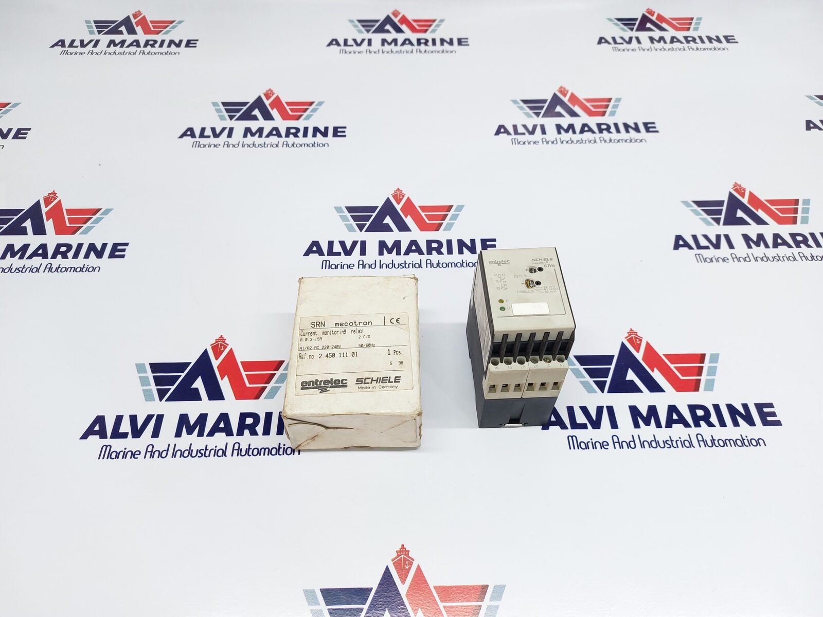 SCHIELE ENTRELEC SRN MECOTRON CURRENT MONITORING RELAY (1)