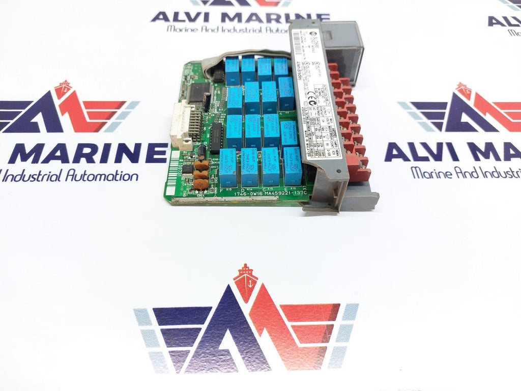 ALLEN BRADLEY SLC500 OUTPUT MODULE 1746-OW16 SER. D (3)