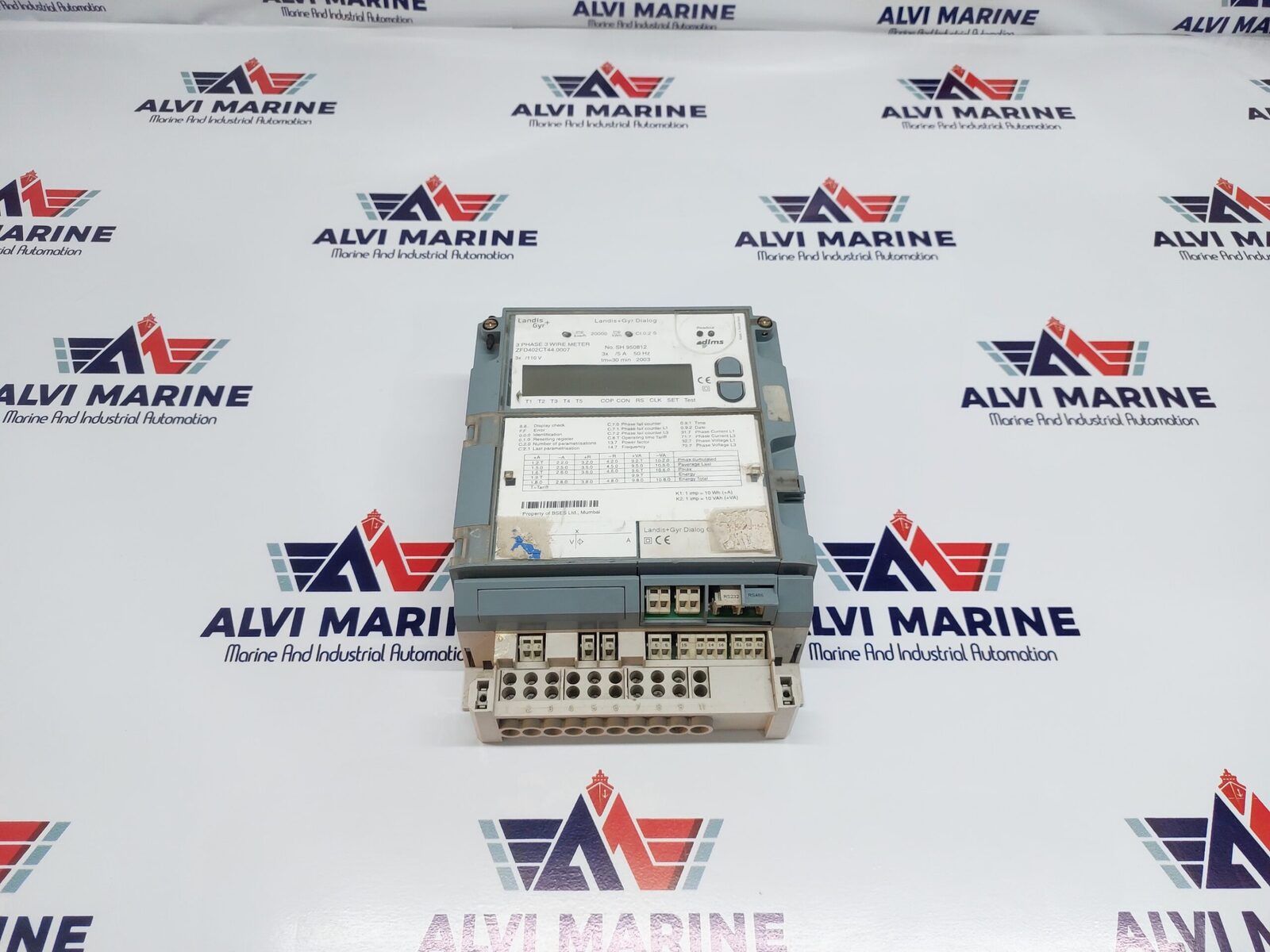 LANDIS + GYR DIALOG ZFD402CT44.0007 3 PHASE 3 WIRE METER
