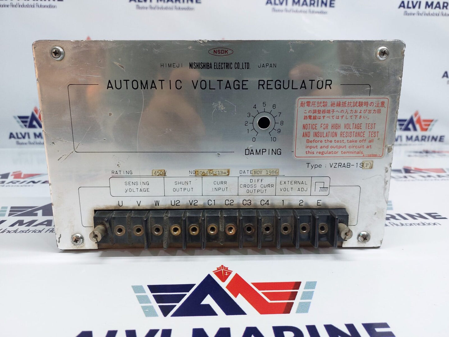 NISHISHIBA NSDK VZRAB-1S(P) AUTOMATIC VOLTAGE REGULATOR (3)