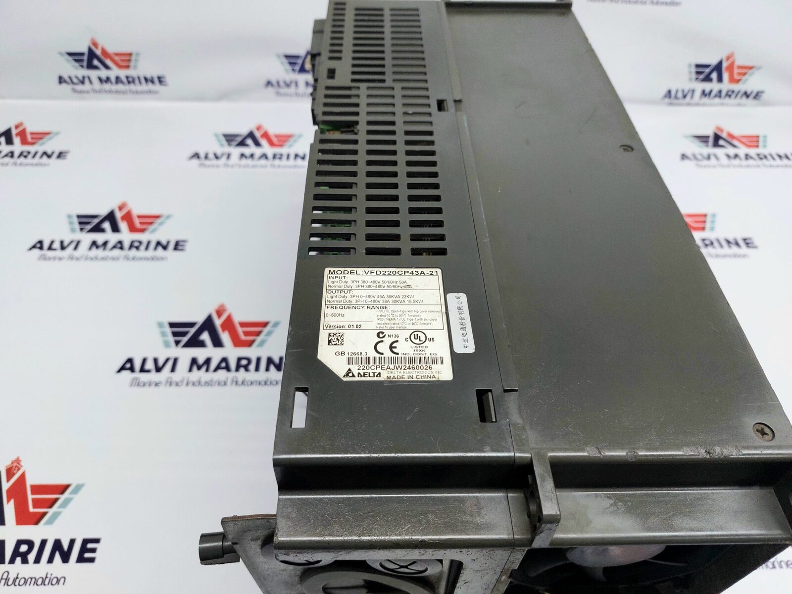 DELTA VFD220CP43A-21 INVERTER FREQUENCY CONVERTER WITHOUT REMOTE PANEL (3)