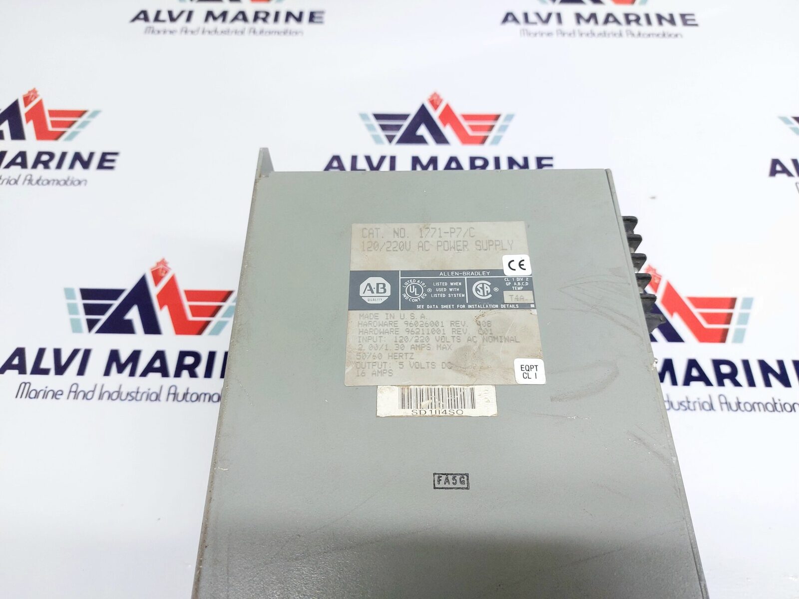 ALLEN-BRADLEY 1771-P7 1771-P7/C 120/220V AC POWER SUPPLY