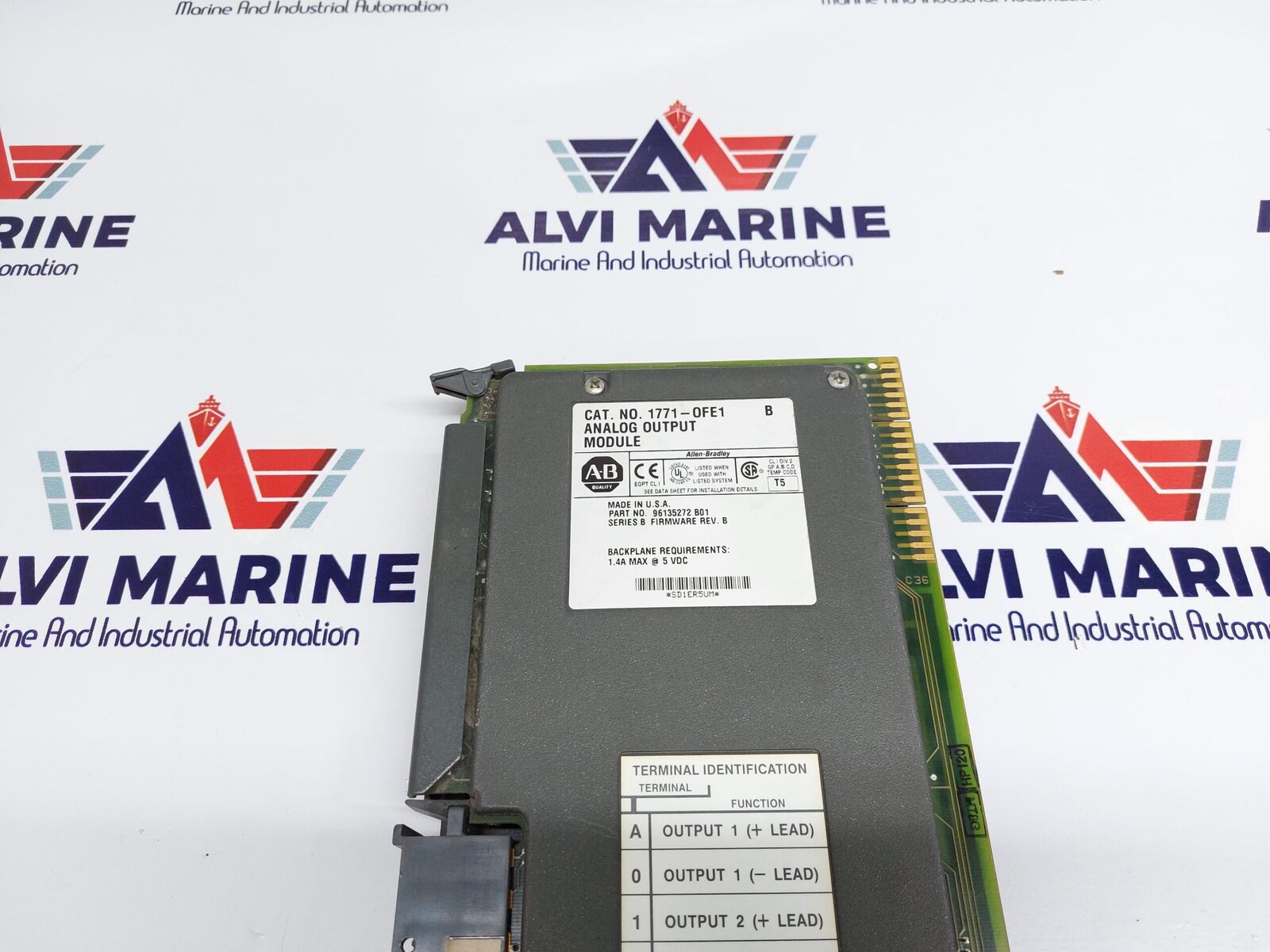 ALLEN-BRADLEY 1771-0FE1 SERIES B ANALOG OUTPUT MODULE 12 BIT
