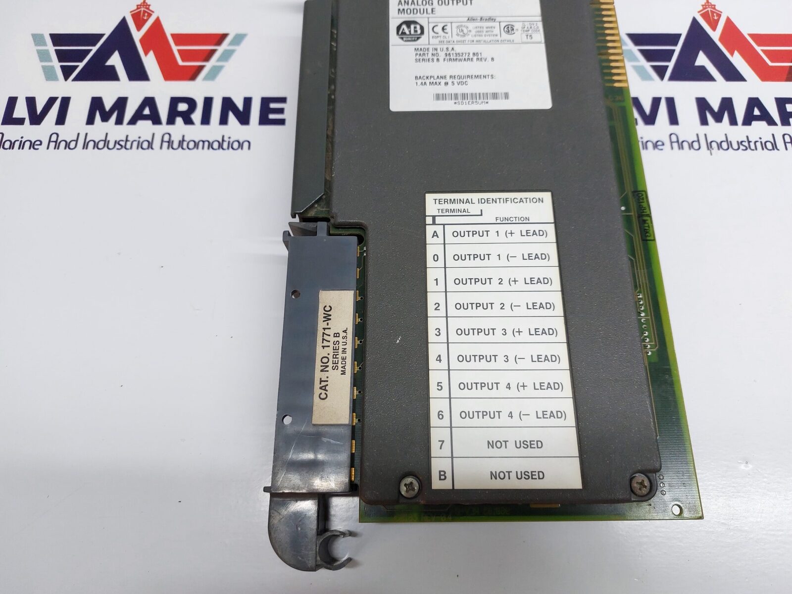 ALLEN-BRADLEY 1771-0FE1 SERIES B ANALOG OUTPUT MODULE 12 BIT (5)
