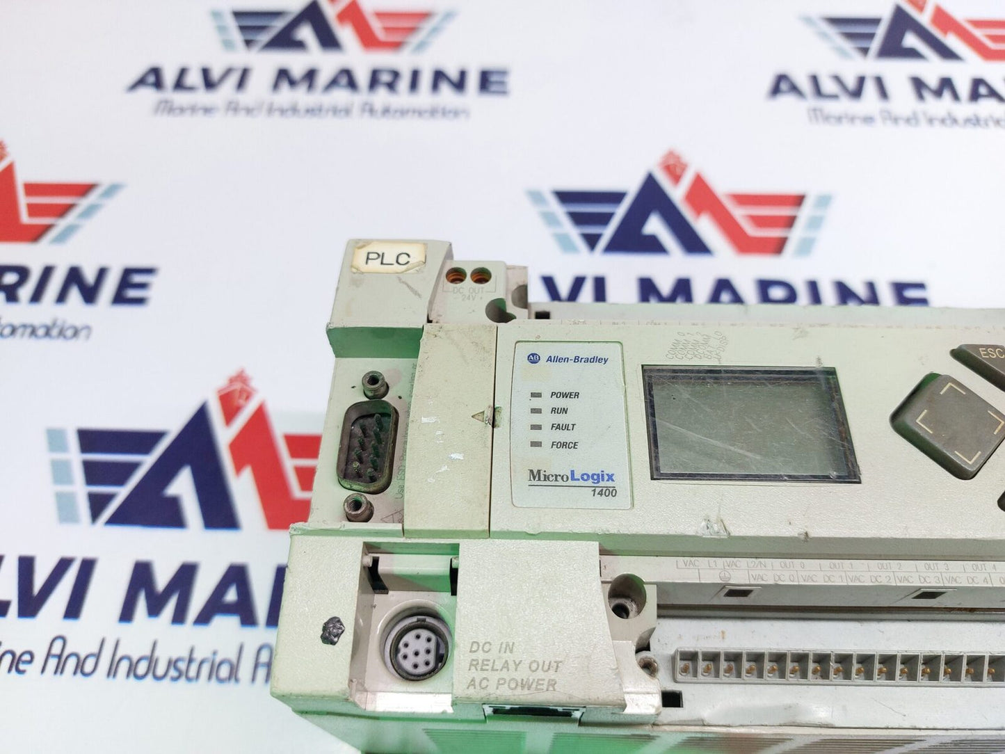 ALLEN-BRADLEY MICROLOGIX 1400 1766-L32BWA SER. B PROGRAMMABLE LOGIC CONTROLLER