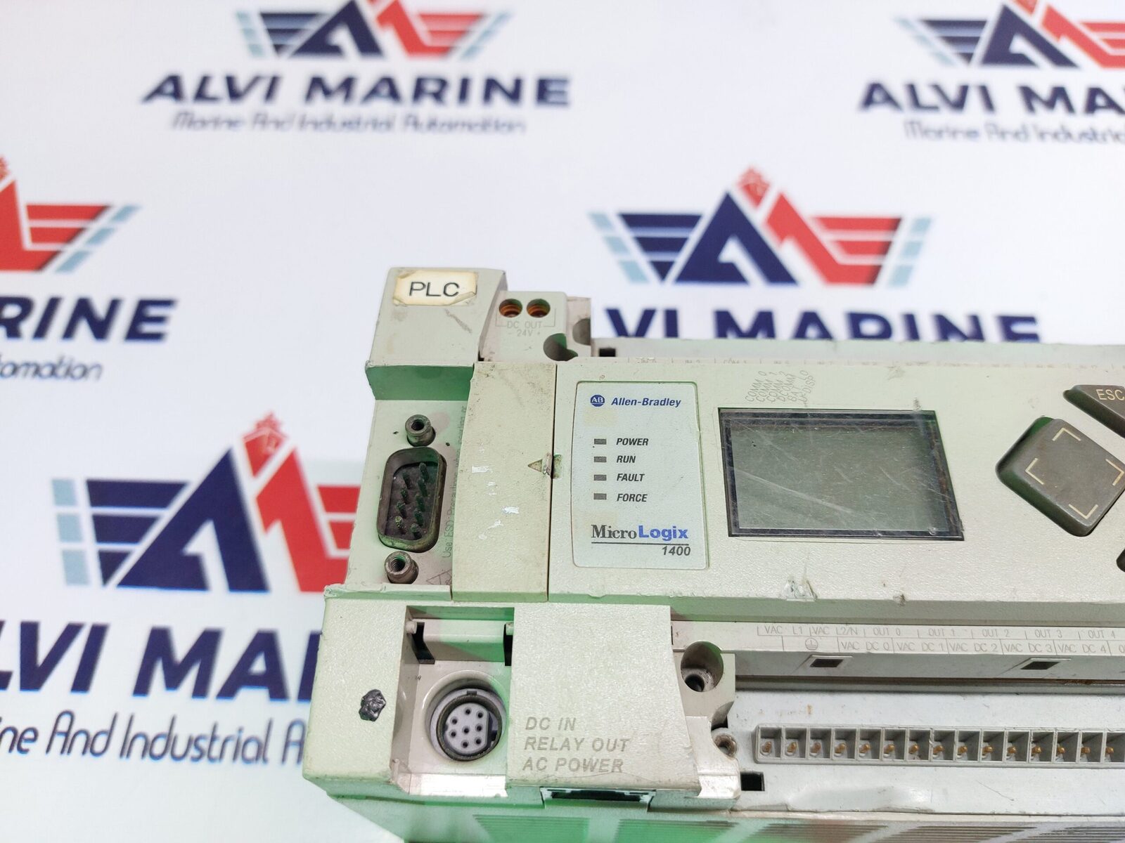 ALLEN-BRADLEY MICROLOGIX 1400 1766-L32BWA SER. B PROGRAMMABLE LOGIC CONTROLLER