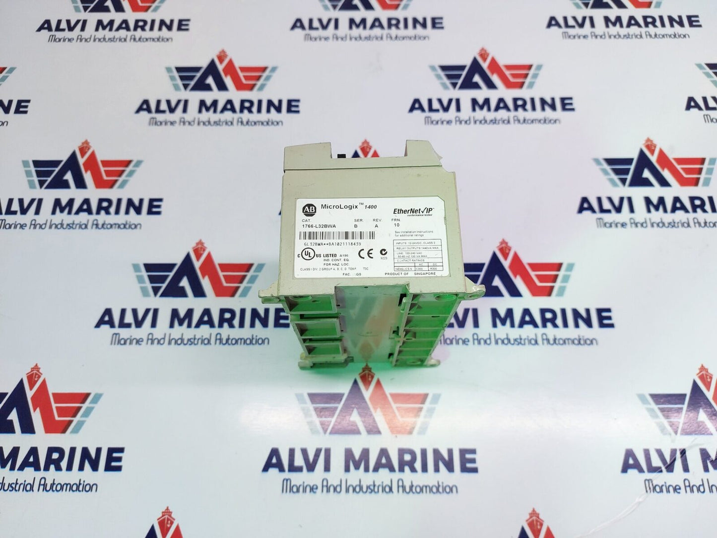 ALLEN-BRADLEY MICROLOGIX 1400 1766-L32BWA SER. B PROGRAMMABLE LOGIC CONTROLLER