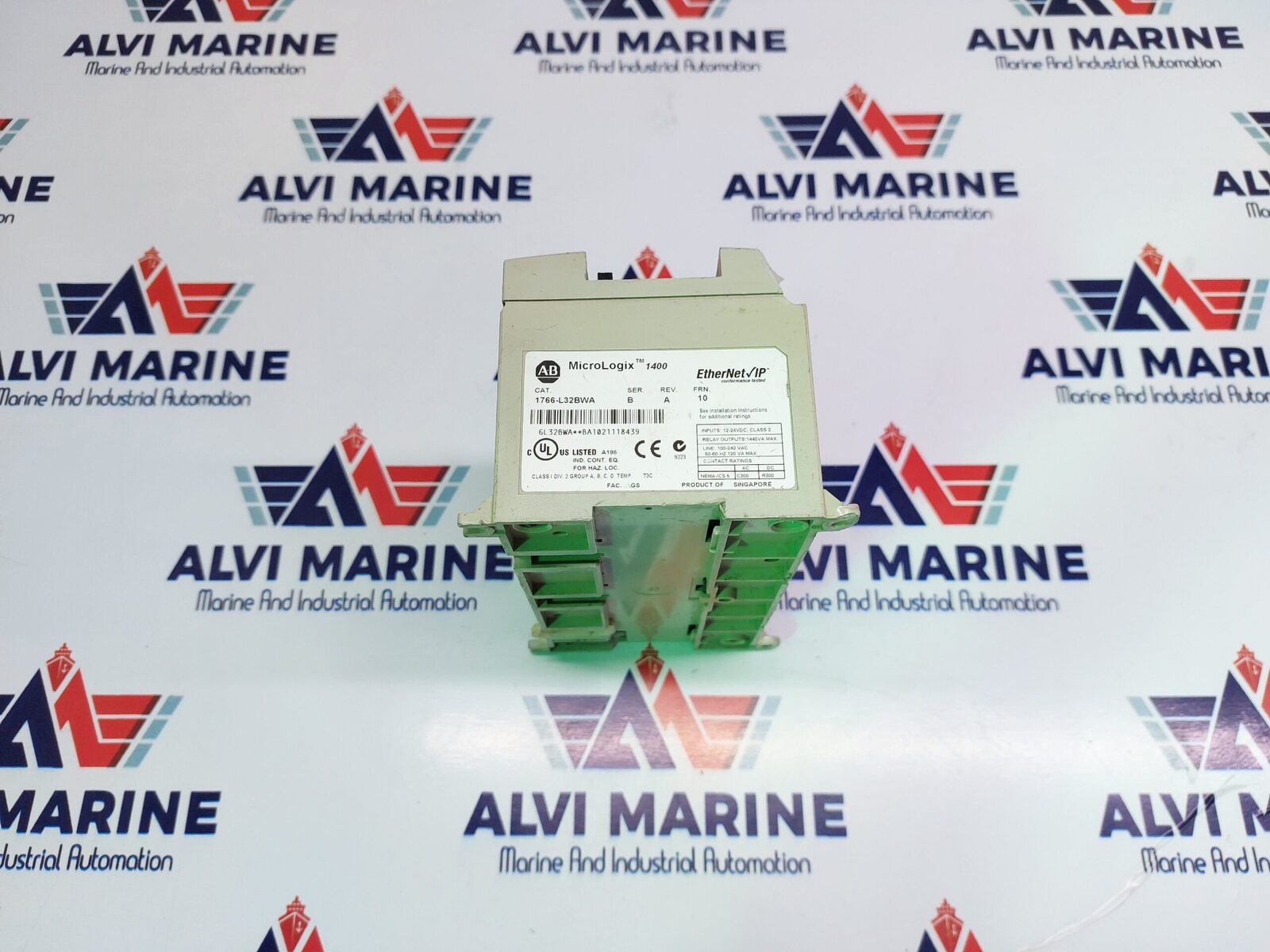 ALLEN-BRADLEY MICROLOGIX 1400 1766-L32BWA SER. B PROGRAMMABLE LOGIC CONTROLLER