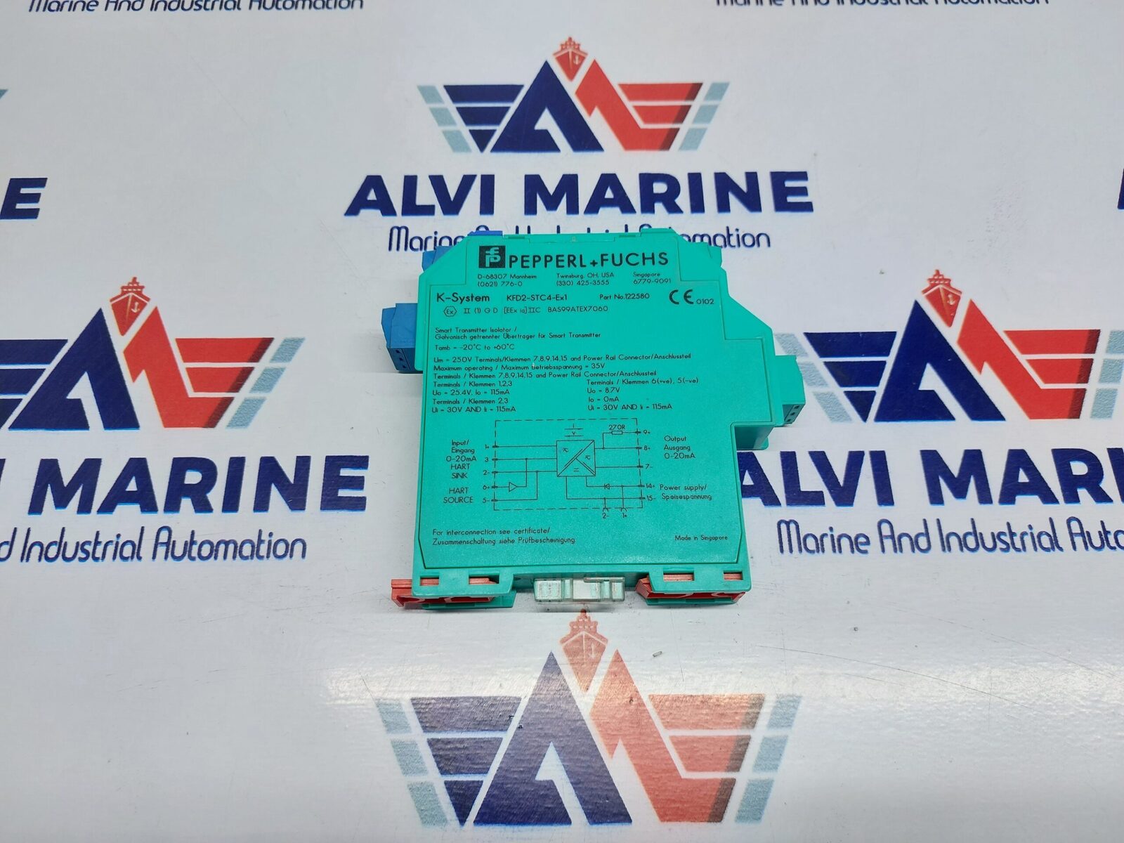 PEPPERL+FUCHS KFD2-STC4-EX1 122580 SMART TRANSMITTER ISOLATOR
