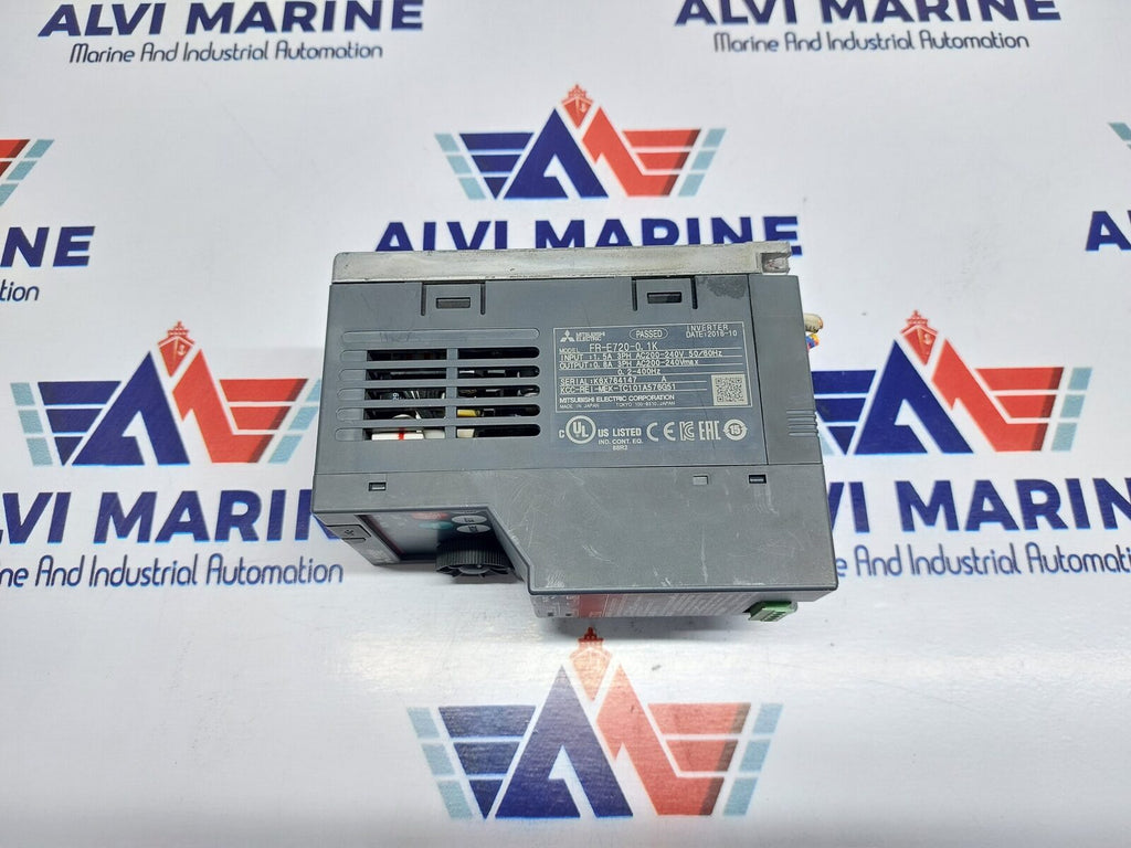 MITSUBISHI ELECTRIC FR-A7NC E700 FR-E720-0.1K INVERTER 1.5A 3HP AC200-240V 5060HZ (4)