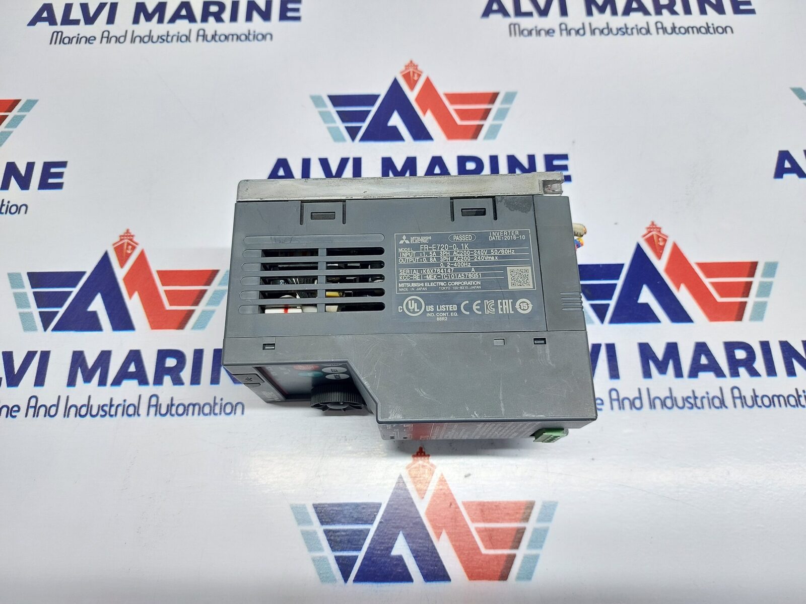 MITSUBISHI ELECTRIC FR-A7NC E700 FR-E720-0.1K INVERTER 1.5A 3HP AC200-240V 5060HZ (4)