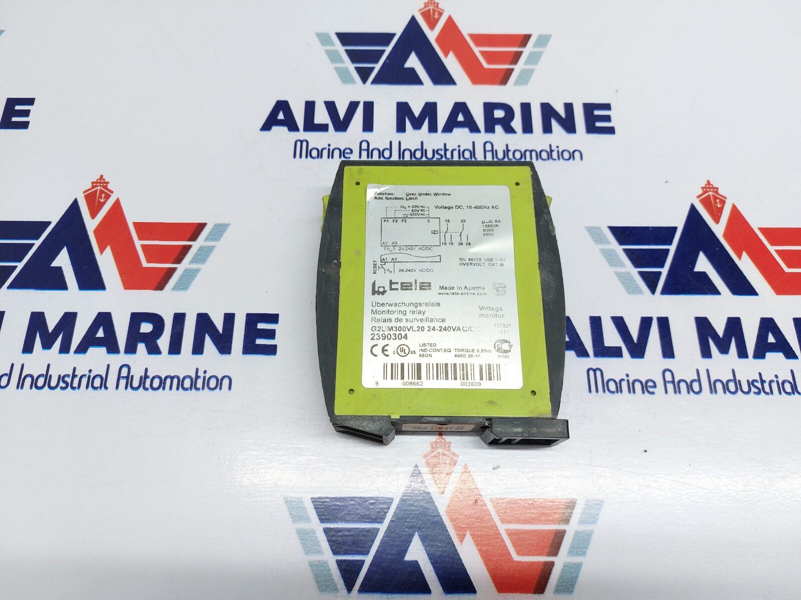 TELE G2UM300VL20 VOLTAGE MONITOR 24-240VACDC (4)