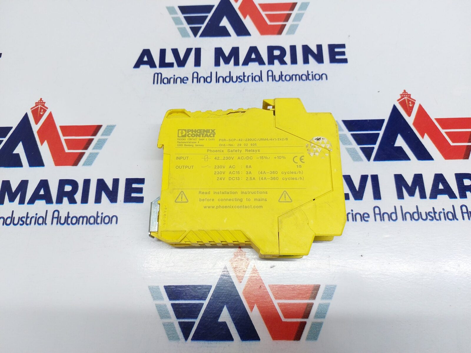 PHOENIX CONTACT PSR-SCP-42-230UC/URM4/4X1/2X2/B SAFETY RELAY 2902935