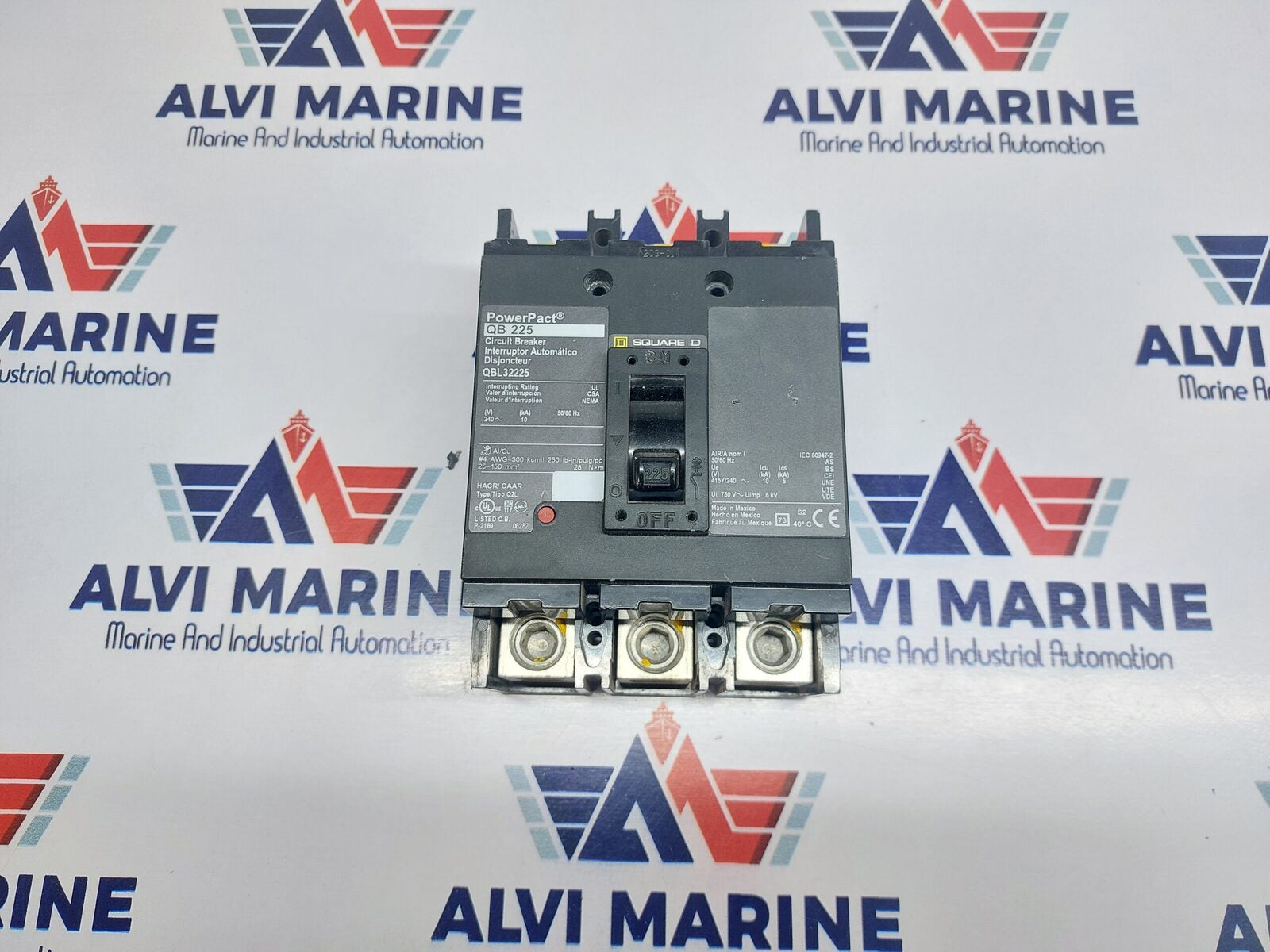 SQUARE D QB225 CIRCUIT BREAKER QBL32225 225A