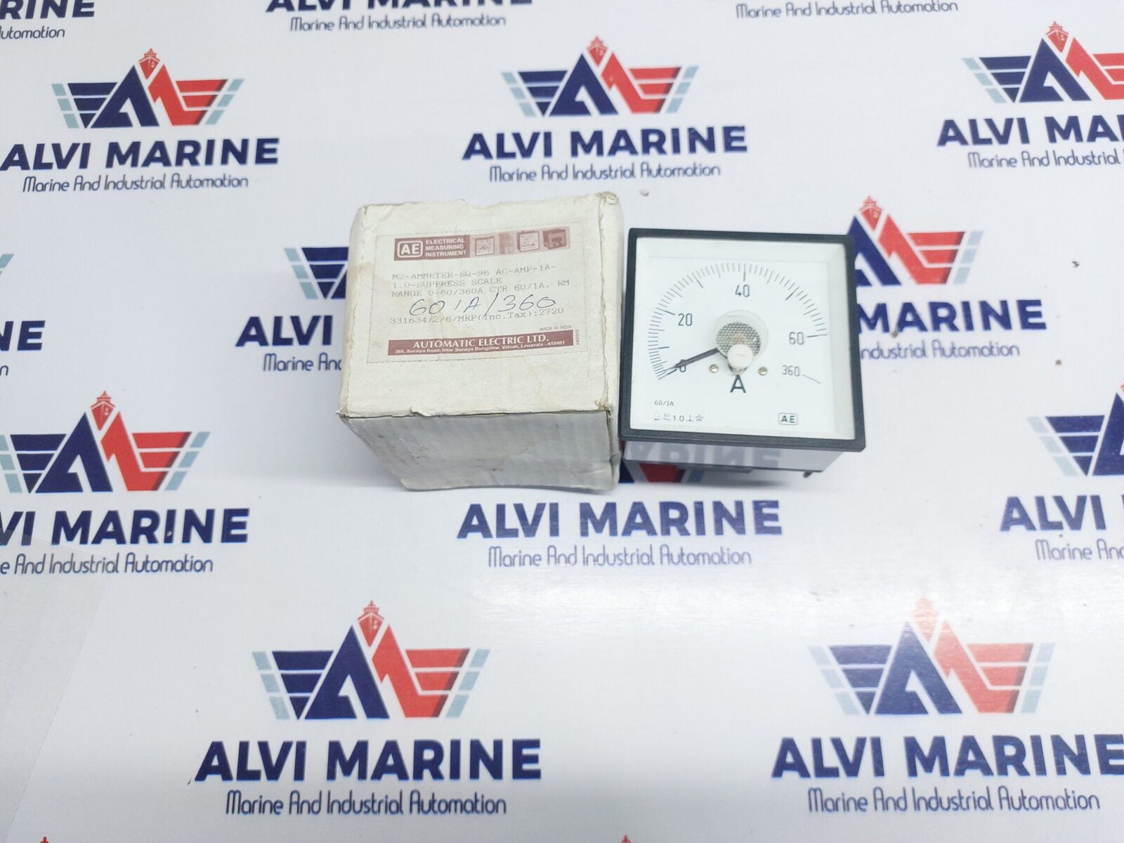 AE 03183316346 M2-AMMETER-SQ-96 0-360 A (8)