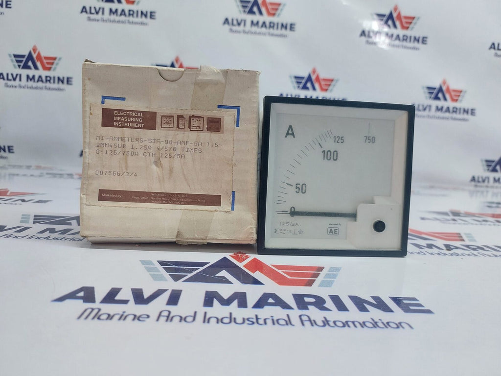 AE MI-AMMETERS-SIF-96-AMP-5A-1.5-2MM4SUB 1.25A 456 AMMETER 0-750 A (8)
