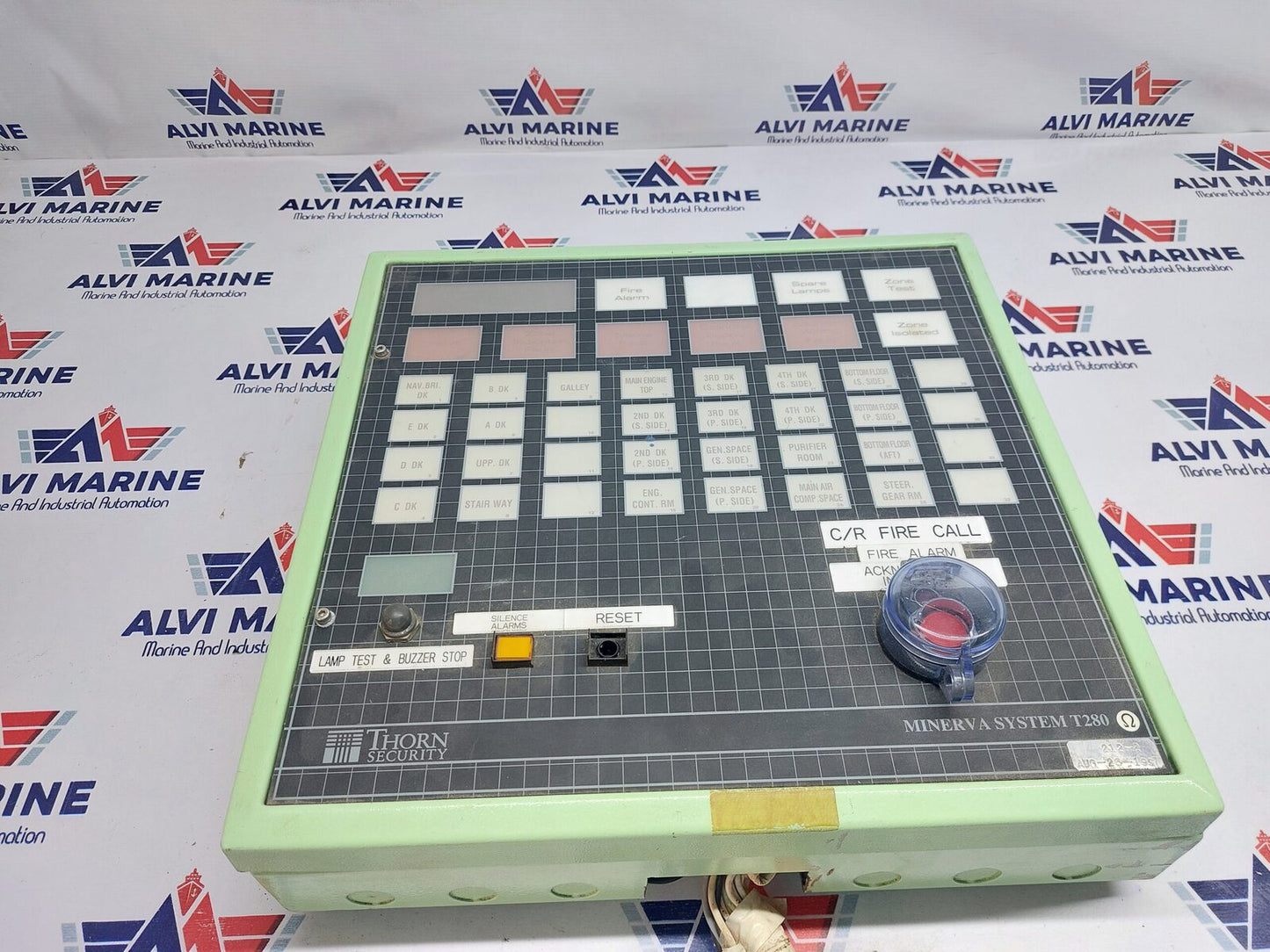 THORN SECURITY MINERVA SYSTEM T280 FIRE ALARM CONTROL PANEL (3)